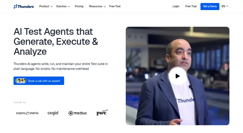 Thunders Accessibility Agent's own site