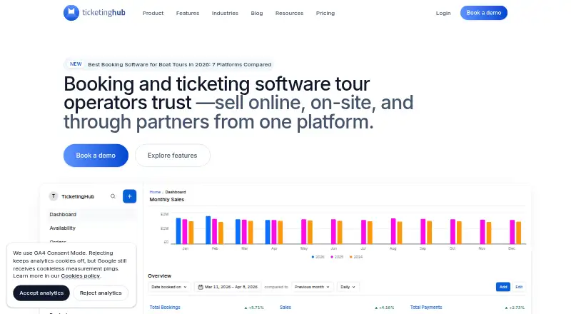 TicketingHub's own site