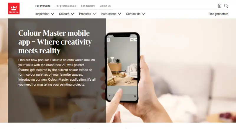 Tikkurila Colour Master's own site