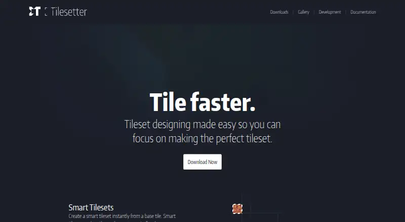Tilesetter's own site