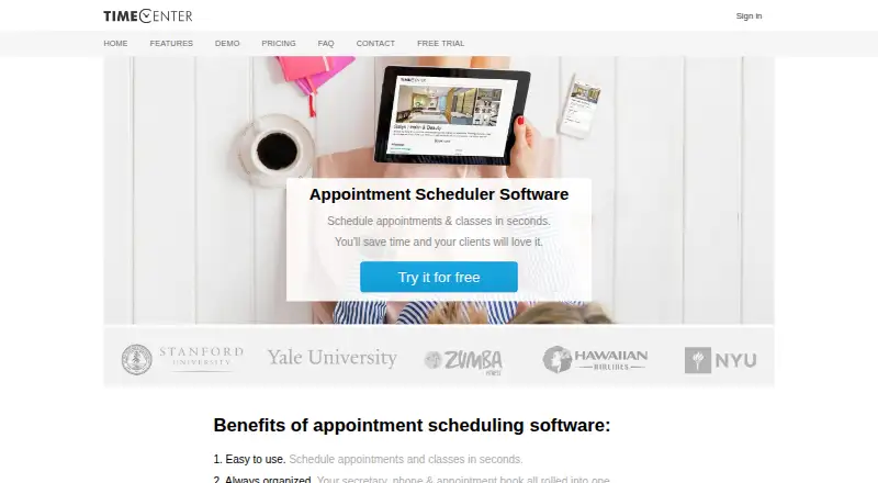 TimeCenter's own site
