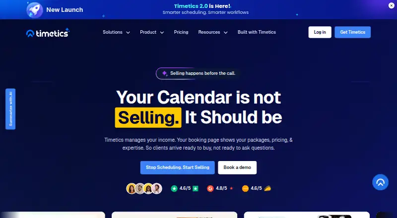 Timetics's own site