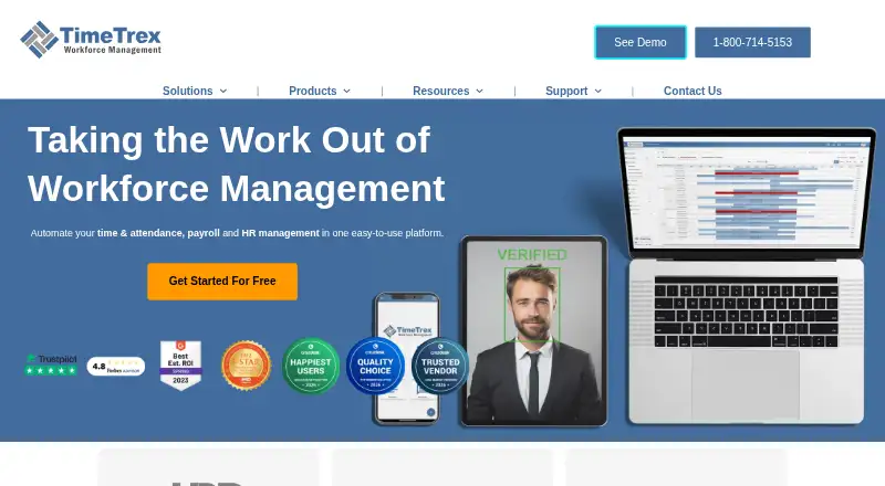 TimeTrex's own site