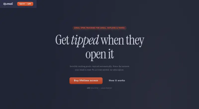 tip.email's own site