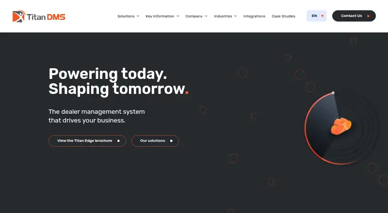 Titan DMS's own site