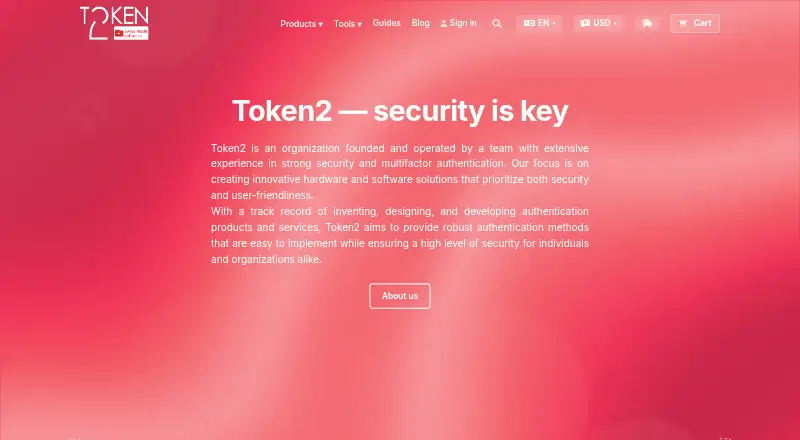 Token2 Mobile Authenticator's own site
