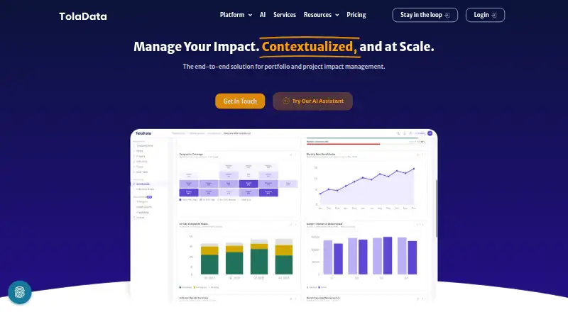 TolaData's own site