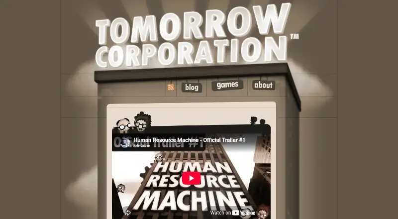 Human Resource Machine's own site
