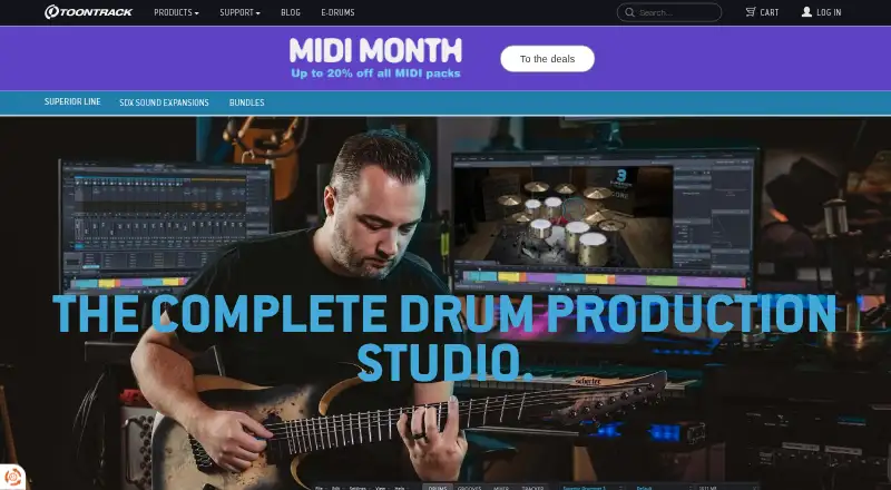 Superior Drummer 3's own site