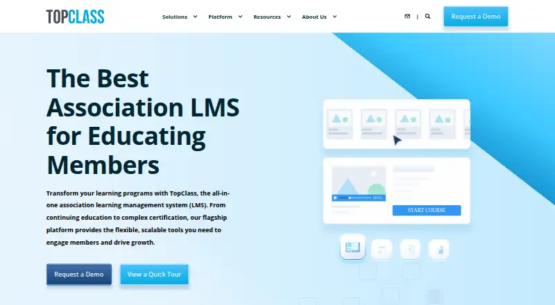 TopClass LMS's own site