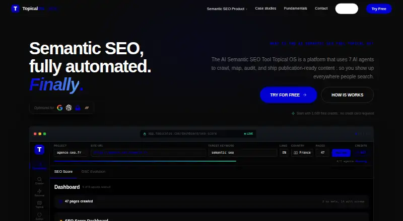 Topical OS's own site