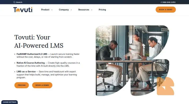 Tovuti LMS's own site