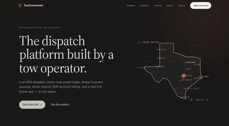 TowCommand's own site