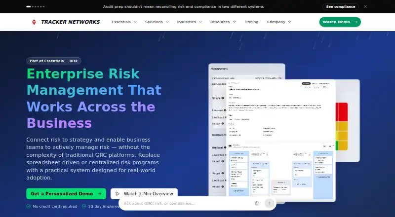 Essential ERM's own site