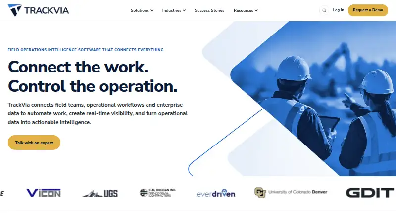 TrackVia's own site
