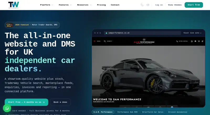 TraderWay's own site