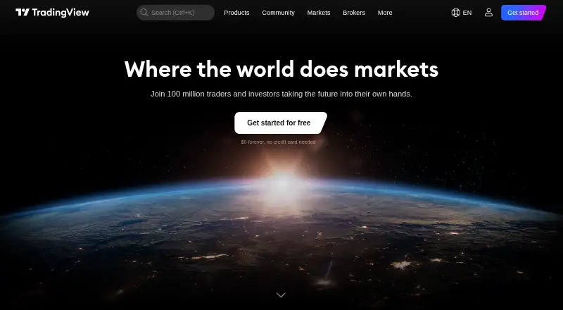 TradingView's own site
