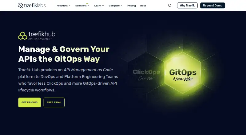 Traefik Hub API Gateway's own site