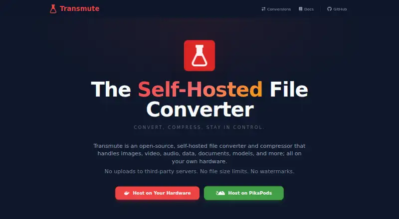 Transmute's own site