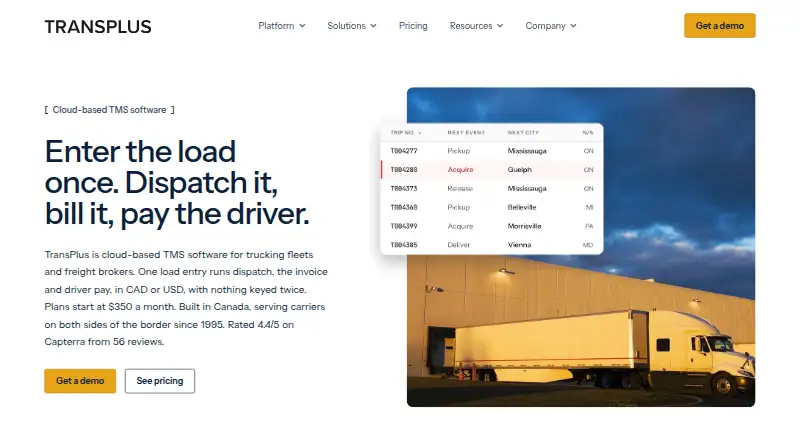 TransPlus's own site