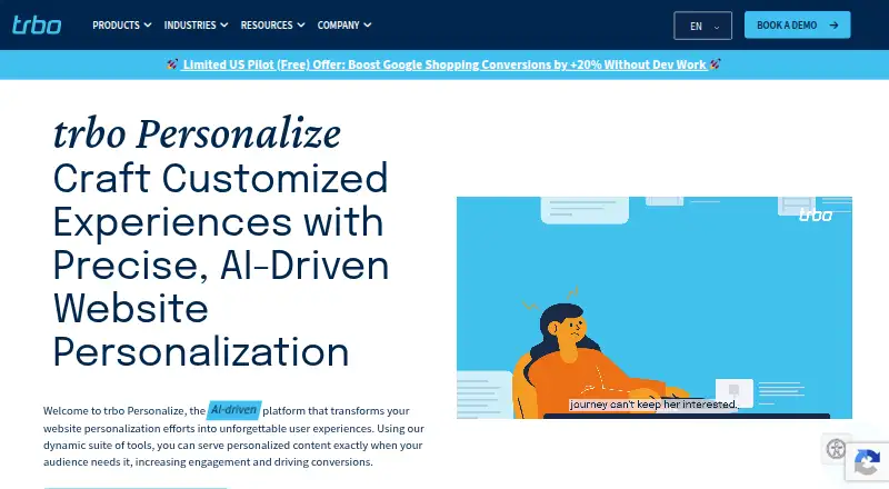 trbo Personalize's own site