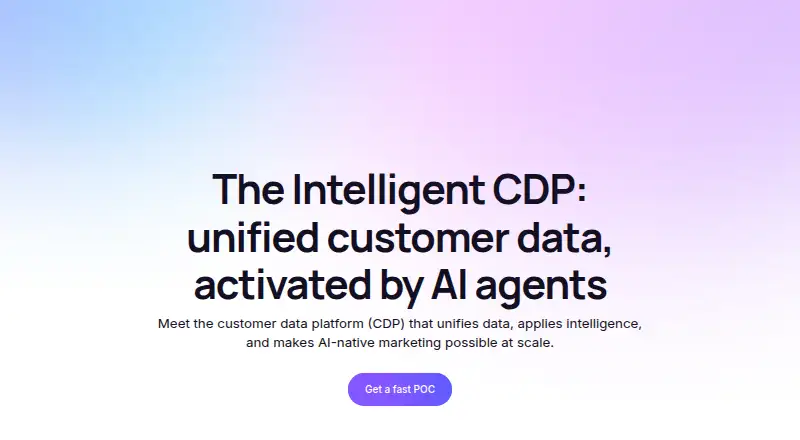 Treasure AI Intelligent CDP's own site