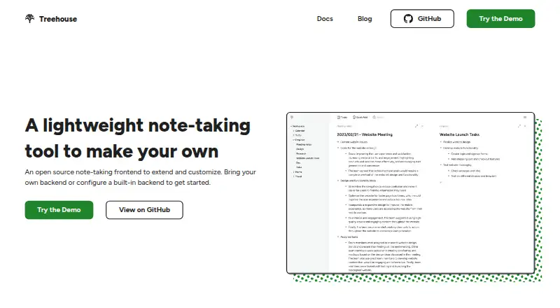 Treehouse's own site