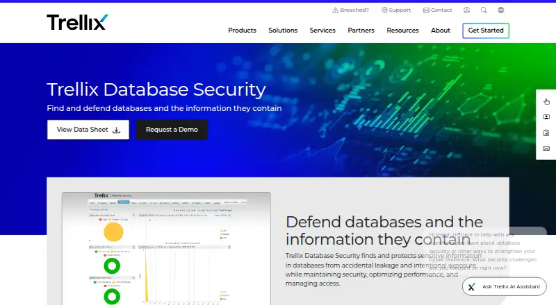 Trellix Database Security's own site