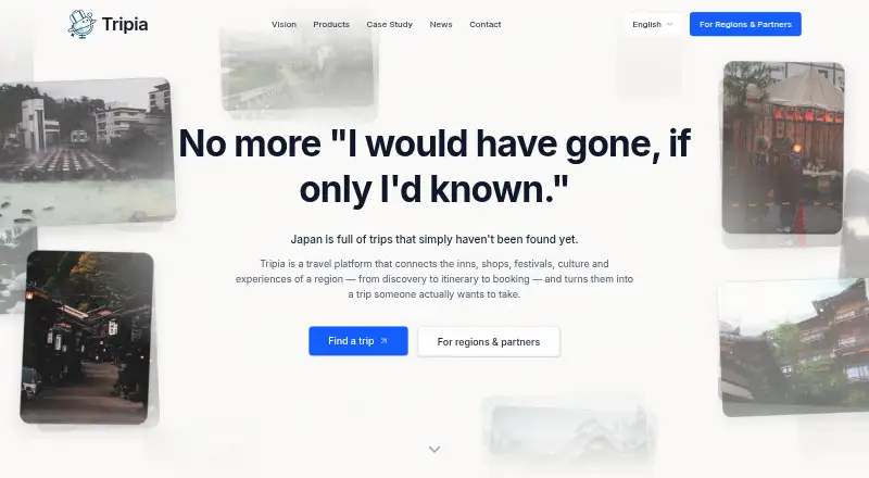 Tripia's own site