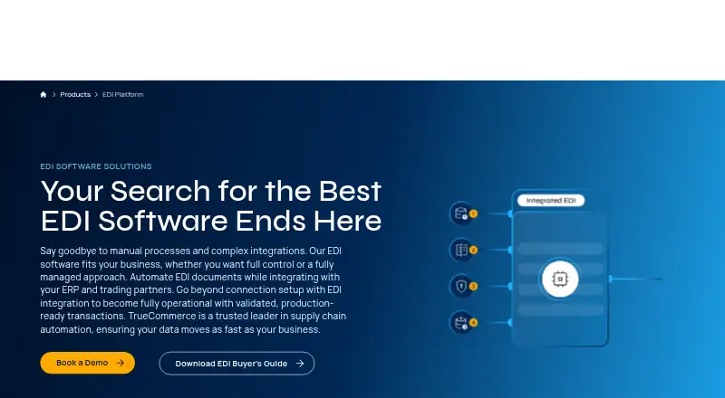 TrueCommerce's own site