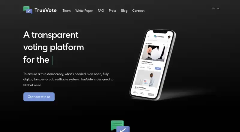 TrueVote's own site