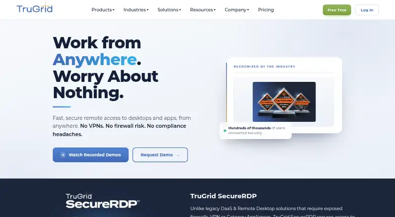 TruGrid's own site