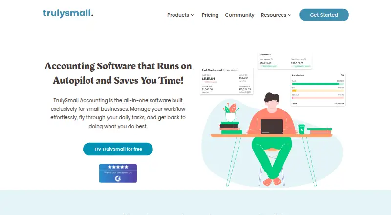 TrulySmall Accounting's own site