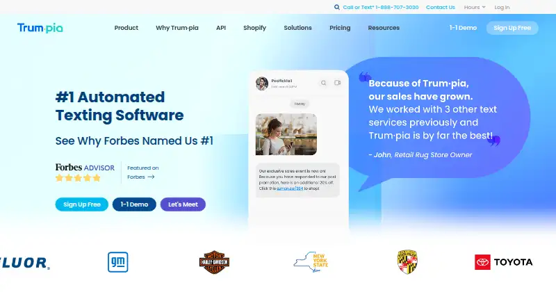 Trum·pia's own site