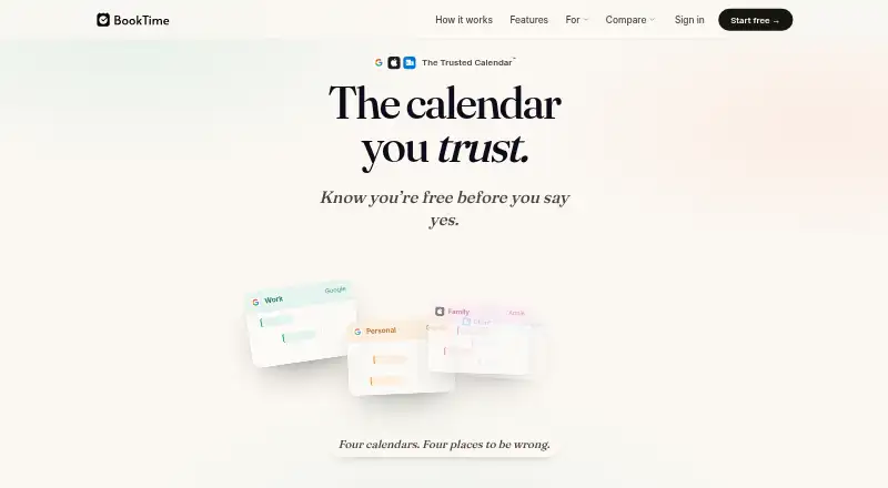 BookTime's own site