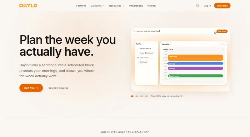 Daylo's own site