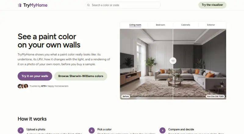TryMyHome's own site