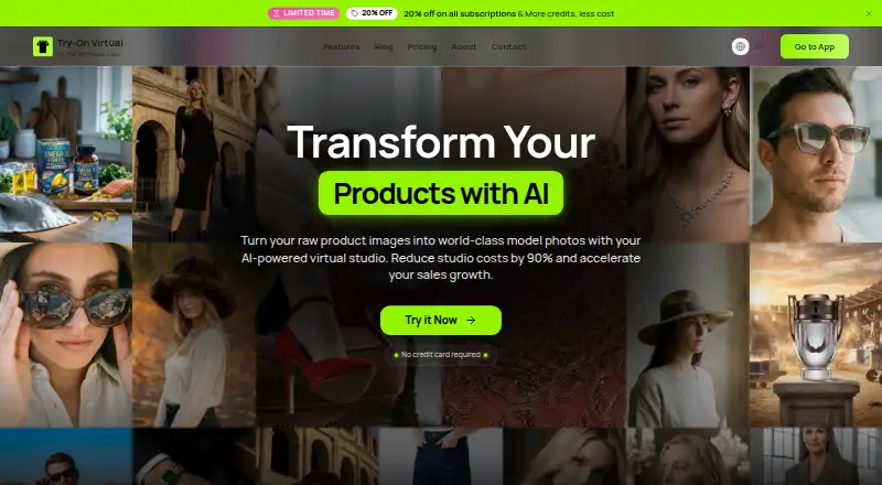 Try-On VirtuAI's own site