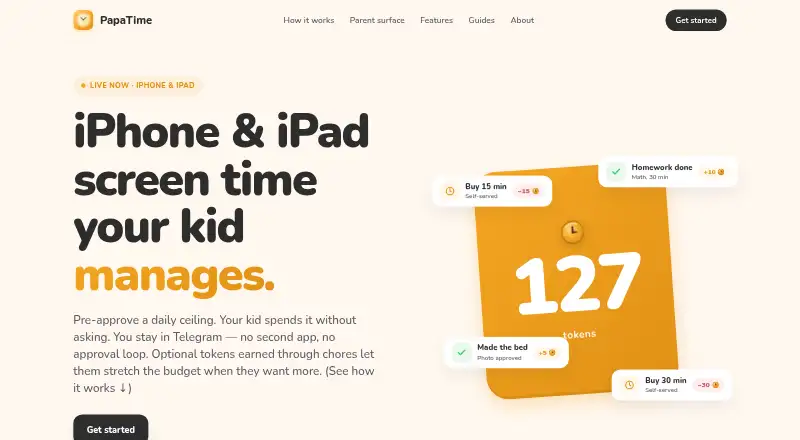PapaTime's own site
