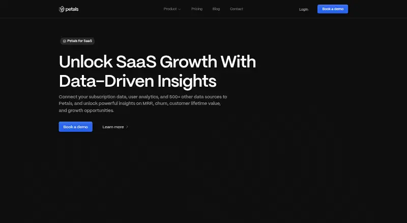 Petals for SaaS's own site