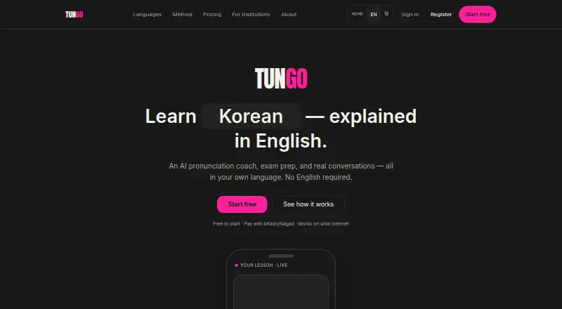 Tungo's own site