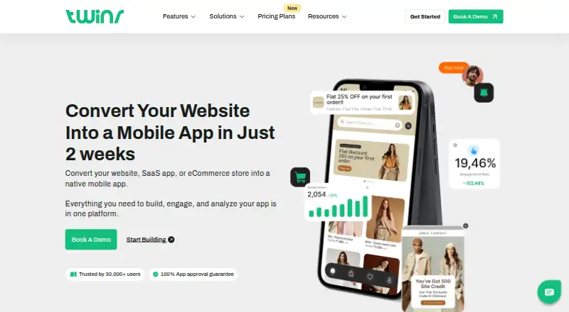 Twinr's own site
