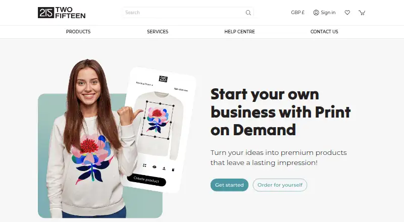 Two Fifteen's own site