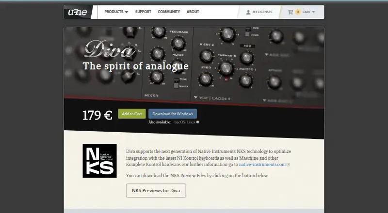 Diva's own site