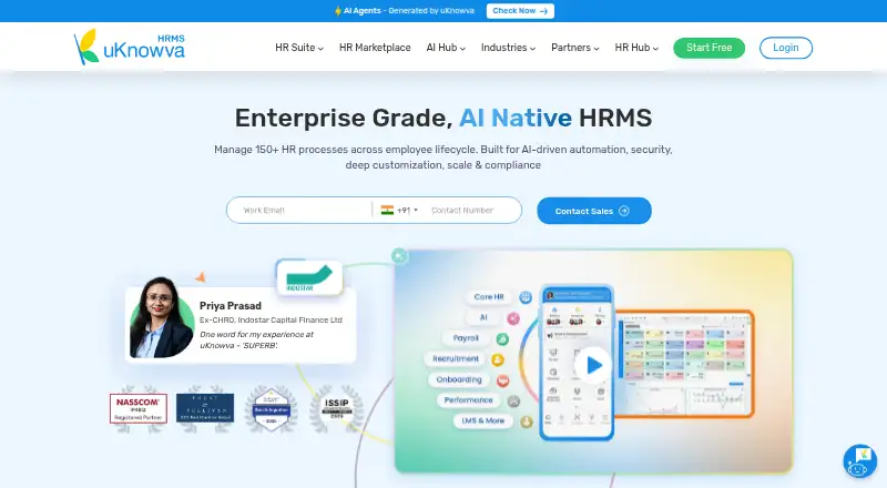 uKnowva HRMS's own site