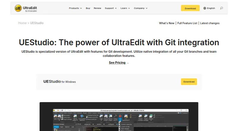UEStudio's own site