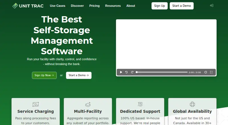 Unit Trac's own site