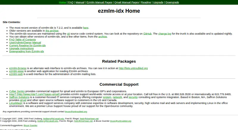 ezmlm-idx's own site