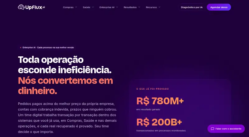 UpFlux's own site
