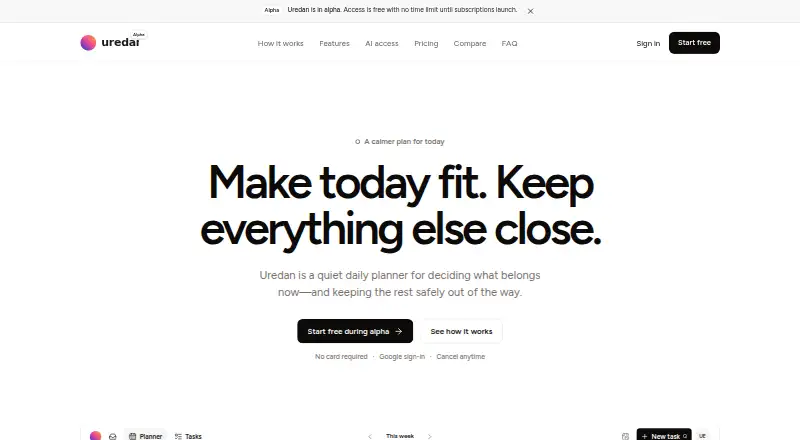 Uredan's own site